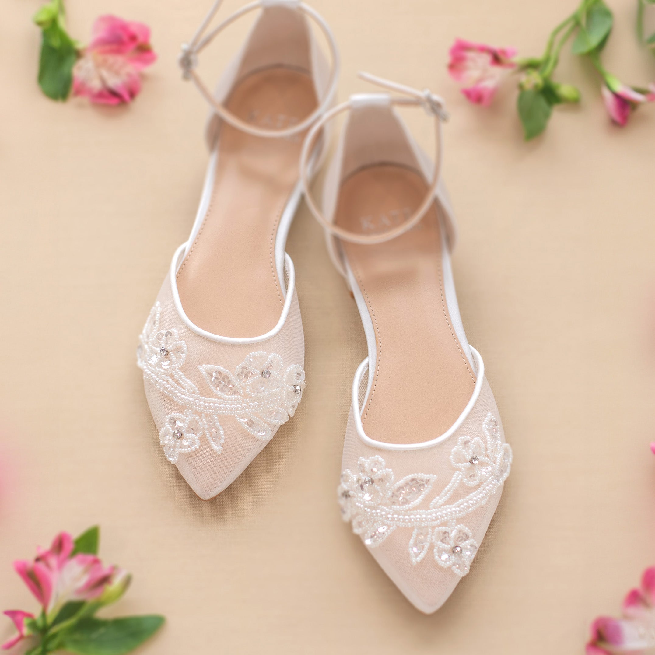 Kate Whitcomb Wedding Shoes Brooklyn Ivory Comfortable Heels