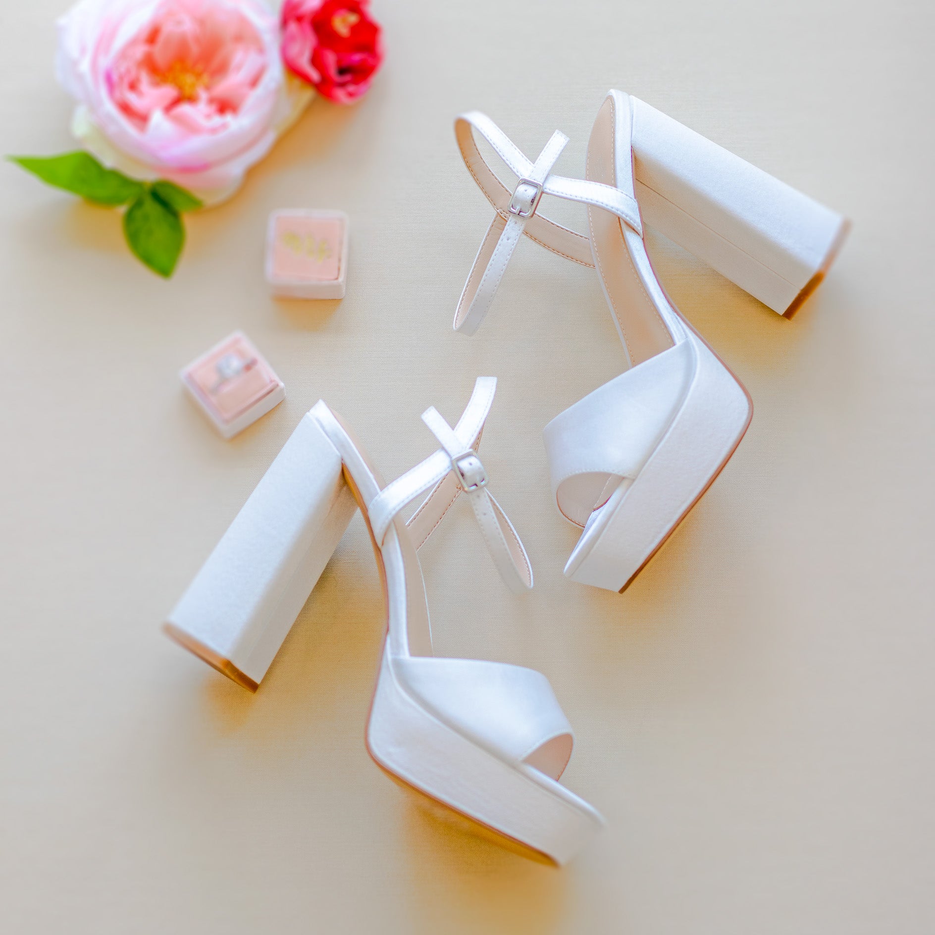 Bridal platform shoes sales