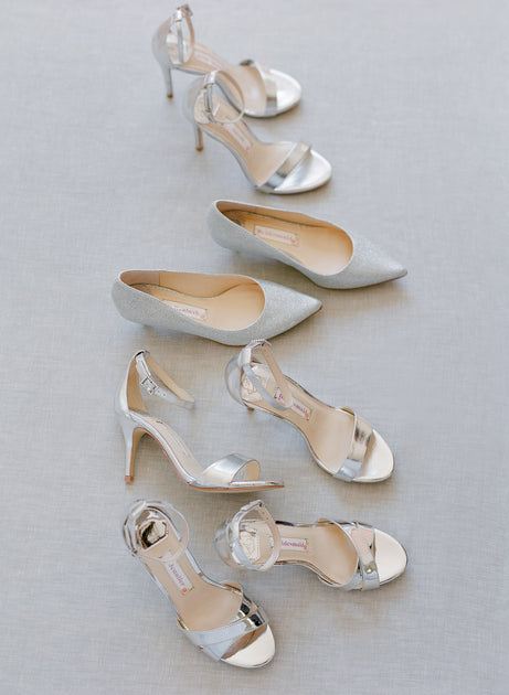 Bridesmaid Shoes, Silver Bridesmaid Sandals, Gold Heels, Bridal Flats ...