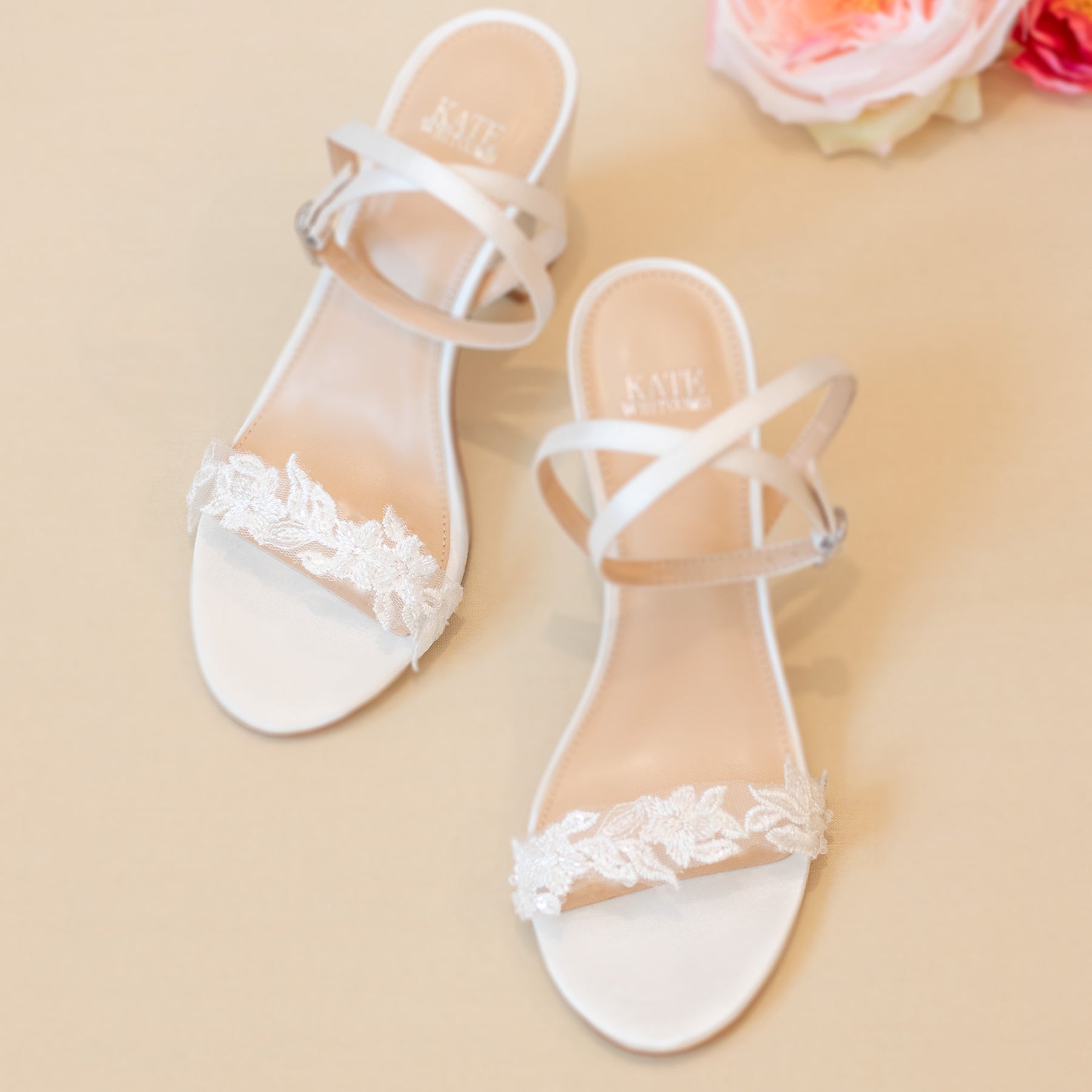 Kate Whitcomb Wedding Block Heels | Lucia Ivory | Comfortable Bridal Shoes 6.5 Kate Whitcomb Wedding Block Heels | Lucia Ivory | Comfortable Bridal Shoes 6.5