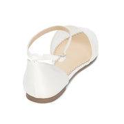 Wedding Shoes lace ballet flat - Emma Ivory - Kate Whitcomb Shoes