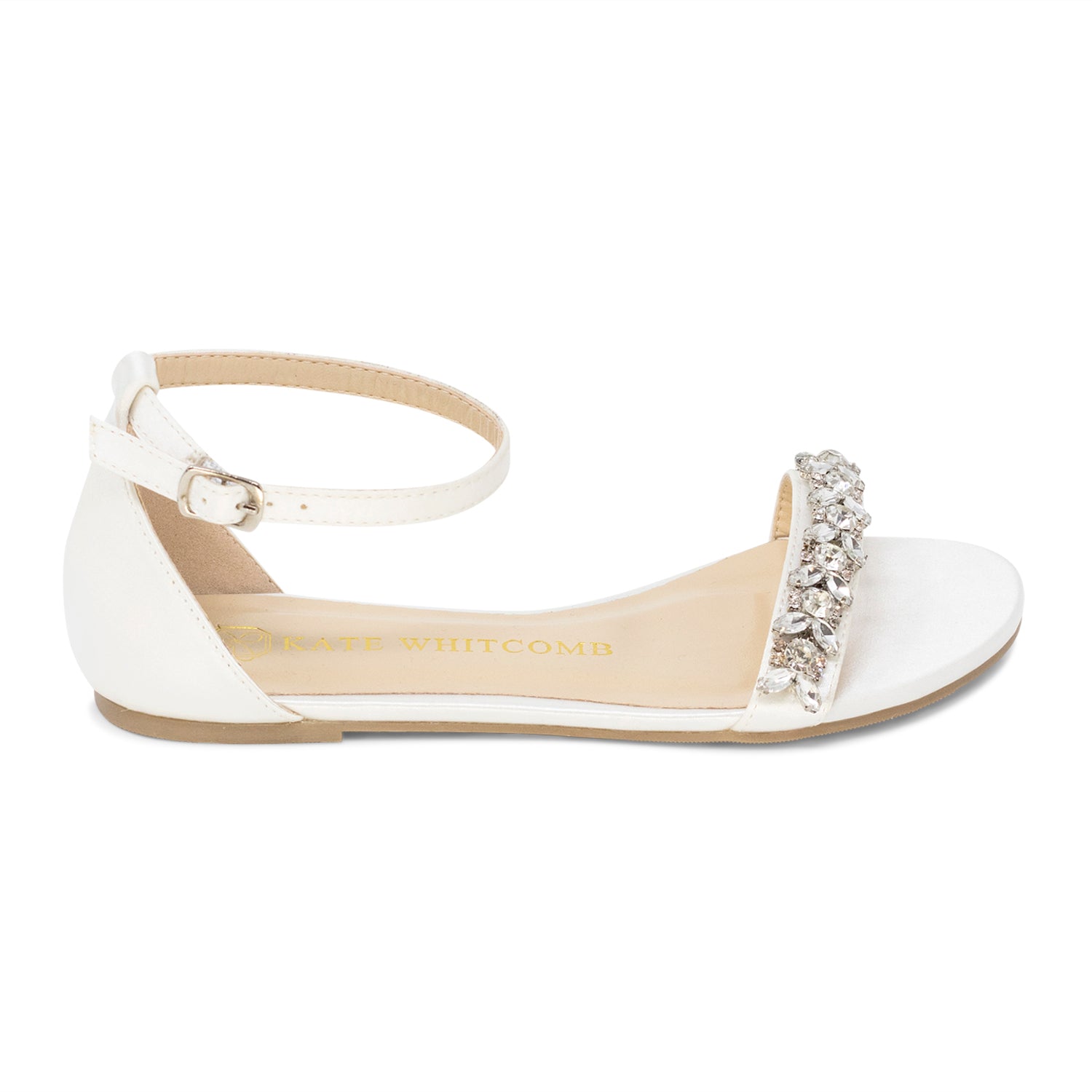 Kate Whitcomb Wedding Flats | Finn Ivory | Sparkly Wedding Flats – Kate ...