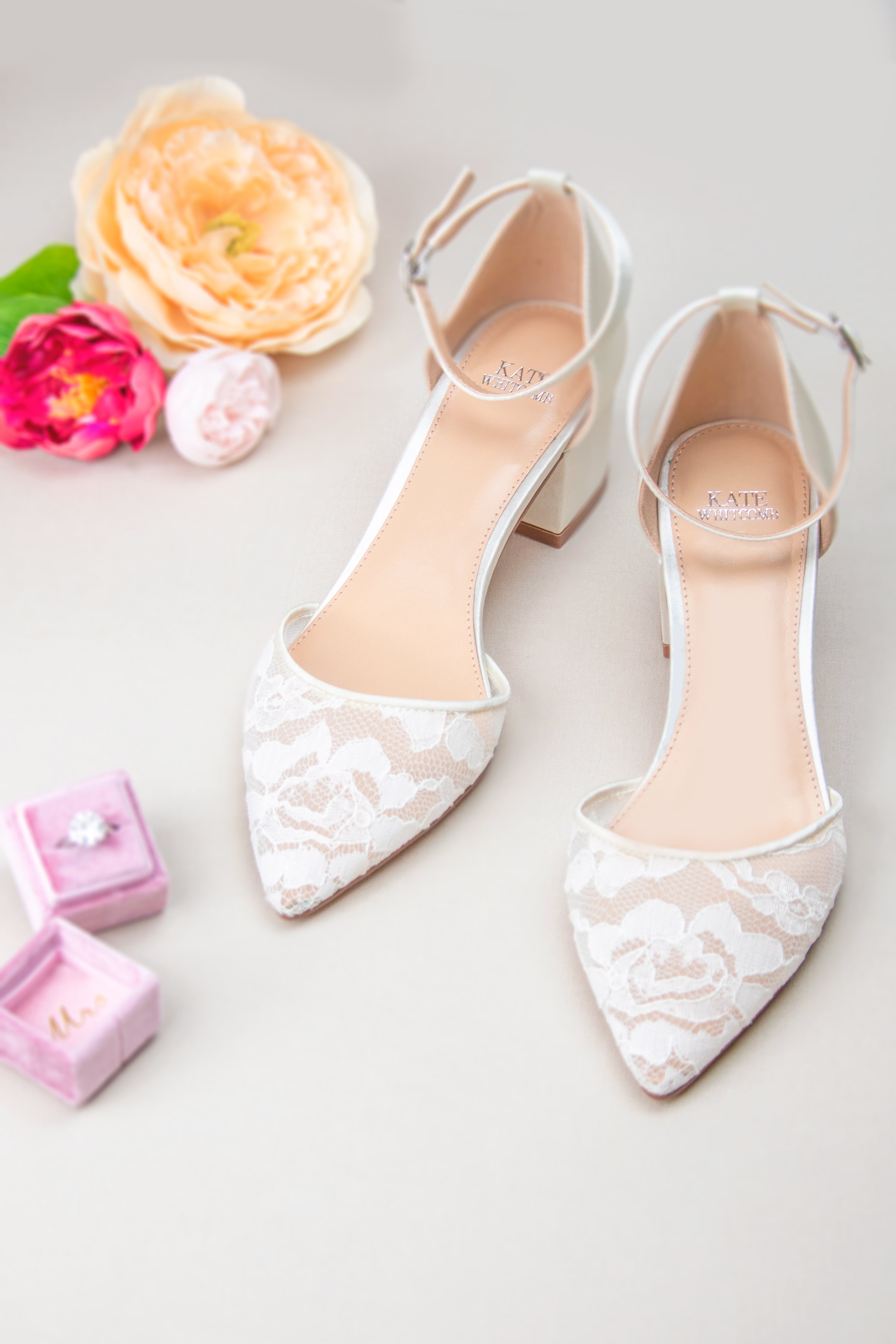 Wedding court shoes ivory hotsell